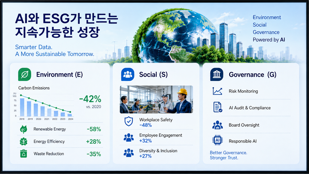 AI ESG 경영 성과관리 대시보드와 환경·사회·지배구조 지표