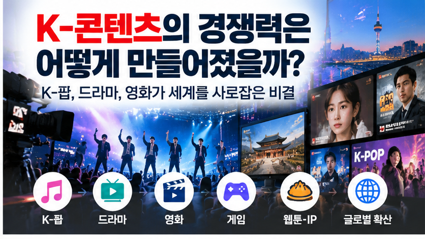 K-콘텐츠의 경쟁력은 어떻게 만들어졌을까?